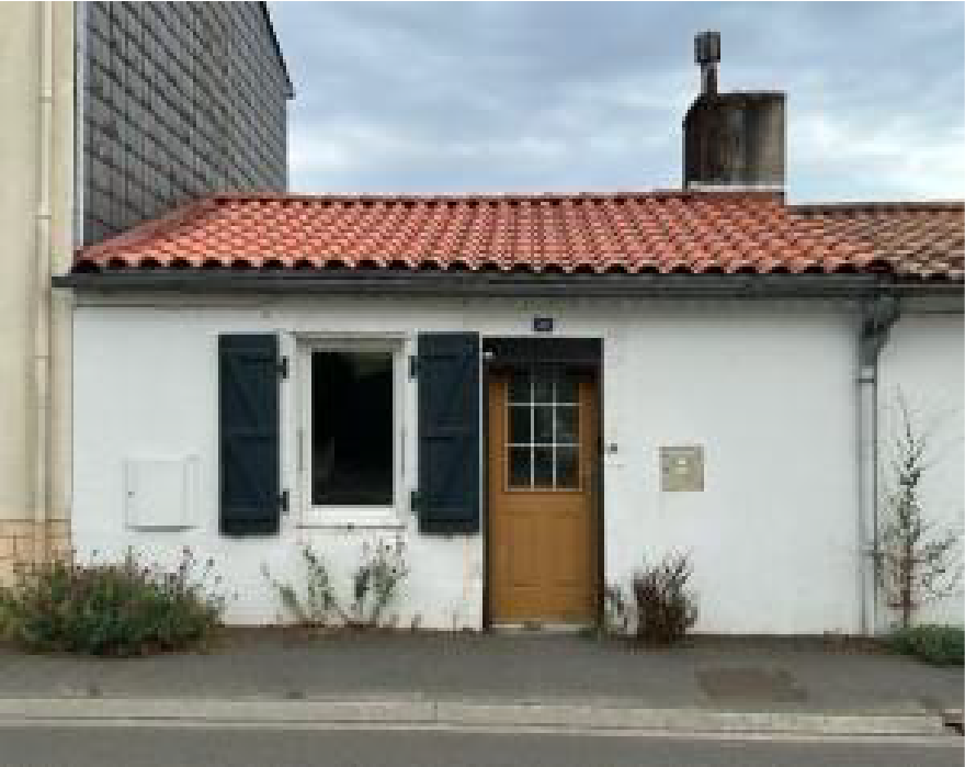 Facade maison de plain-pied a Moutiers-les-Mauxfaits